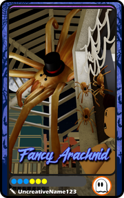 Fancy Arachnid Halloween Alt Card