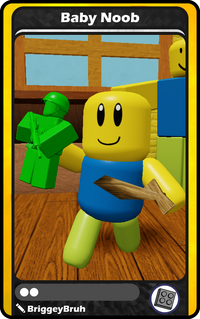 Roblox - Noob Greeting Card by Vacy Poligree