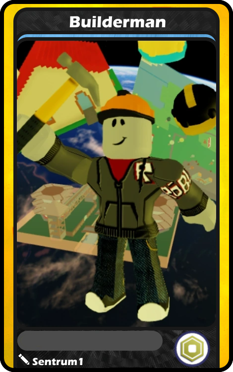 Builderman ID card badge - Roblox