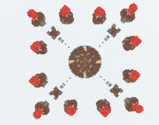 Sky Wars Mushroom - Partyfinger map image