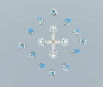 Sky Wars Frozen - Pigiama-Party-Crew map image