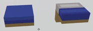 The bottom half of the Bed (left) and the top half of the Bed (right)