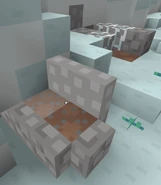 An opened “coffin”