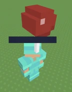 Floating from the behind-left side