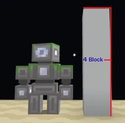 The setup to defeat a cave golem