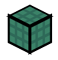 Dark green bricks block