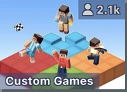 The new thumbnail of Custom Games