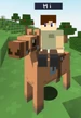Player Riding a Brown Horse