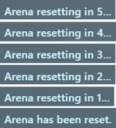 The Arena resetting