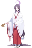 Miko attire worn by Yukari.
