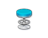 Counter Chair - Silver Neon Blue.png