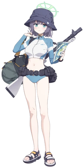 Saki Swimsuit Portrait
