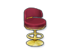 Counter Chair - Gold Red Wine.png