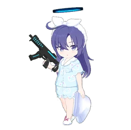 Yuuka Pajamas Sprite