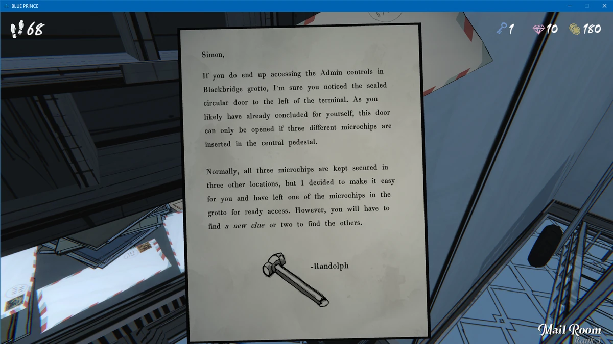 Randolph's Letter 15 | Blue Prince Wiki | Fandom