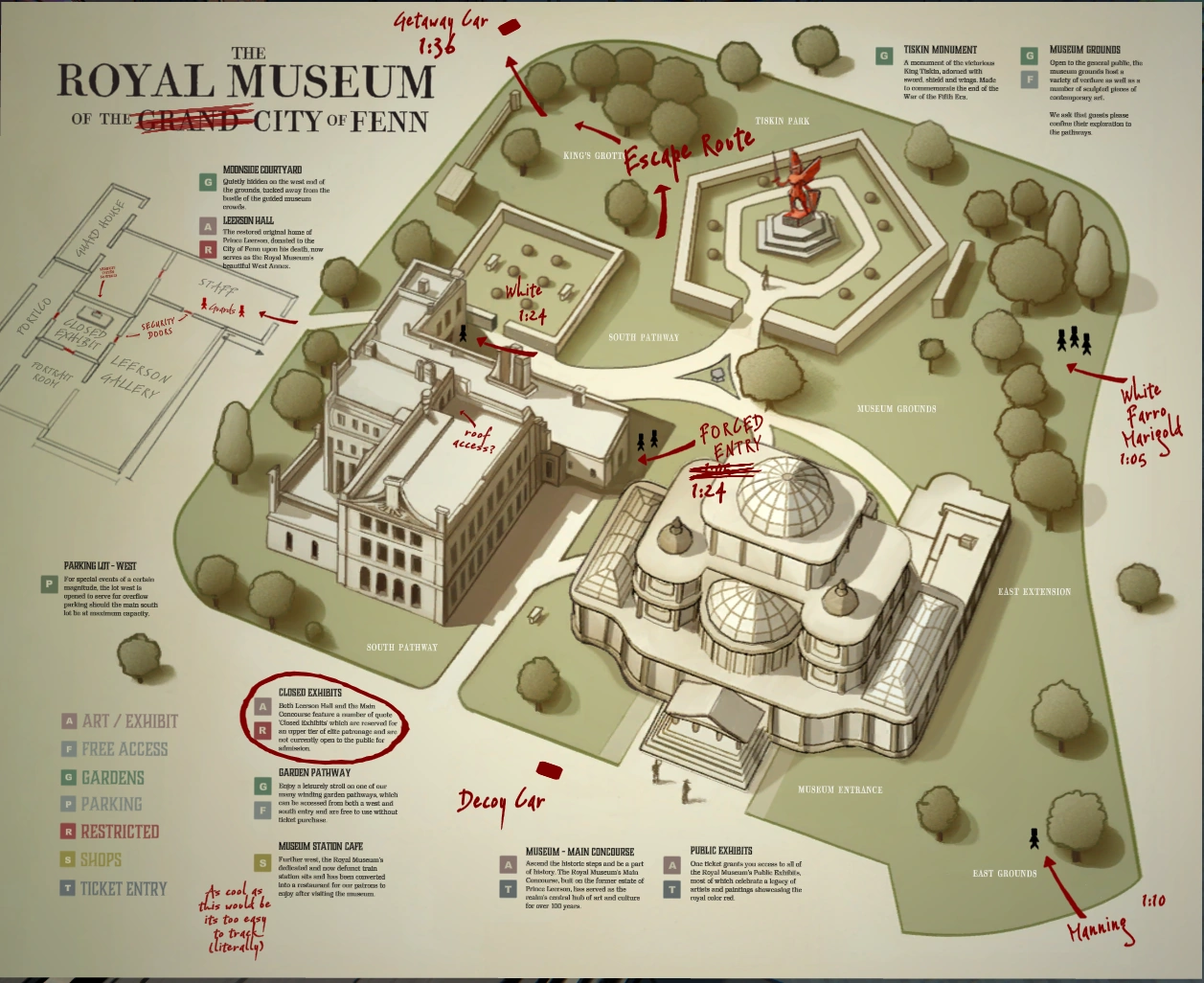 Safehouse Museum Plan | Blue Prince Wiki | Fandom