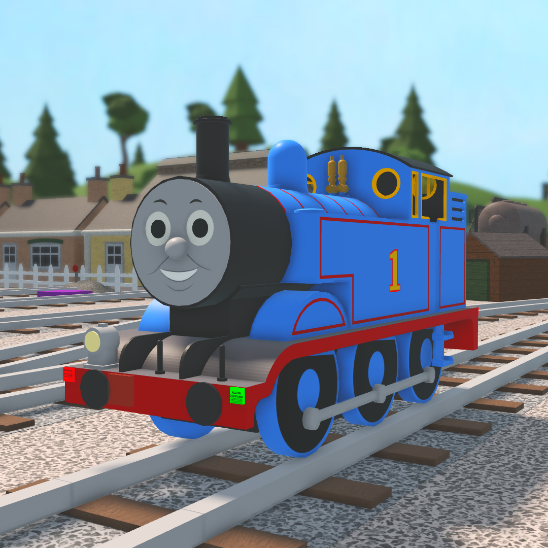The First Red Engine, Blue Train With Friends Wiki