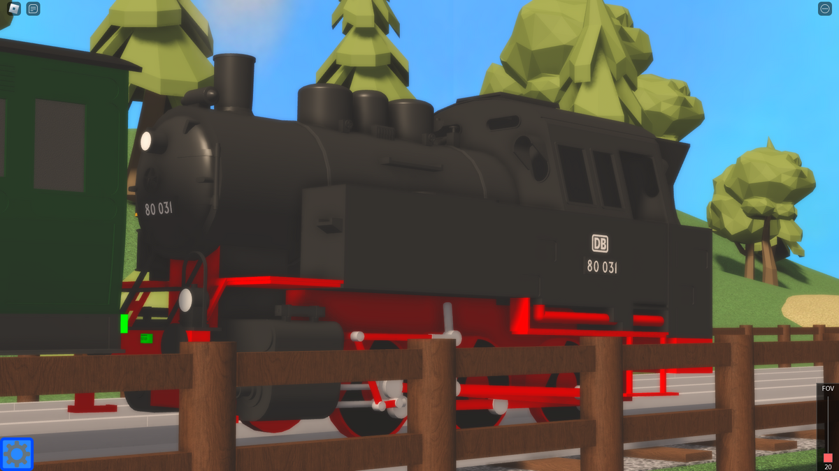 The First Red Engine, Blue Train With Friends Wiki