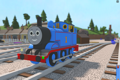 Dark blue train from thomas top