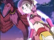 Kluke and Phoenix from the anime