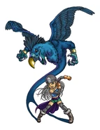 AS Zola phoenix.jpg (3.02 MB) Art of Zola and the Phoenix shadow from Blue Dragon: Awakened Shadow