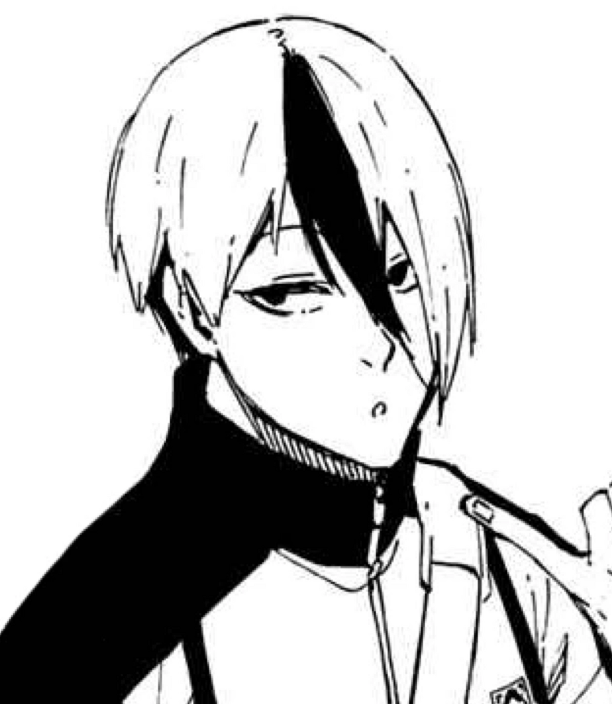 Manga Profile Pictures - 100 Black & White Avatars