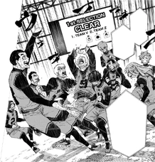 Team Z rejoices after their win