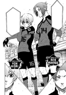 Hiori sustituyendo a Chigiri