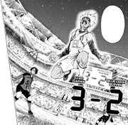 Shidou jumping and screaming