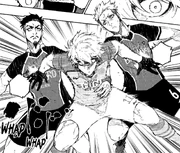 Nagi shows his strength against defenders