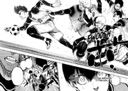 Barou ganando el balón vs Equipo Z