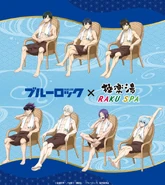 Bachira in the collab with Raku Spa