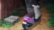 Momo's scooter.