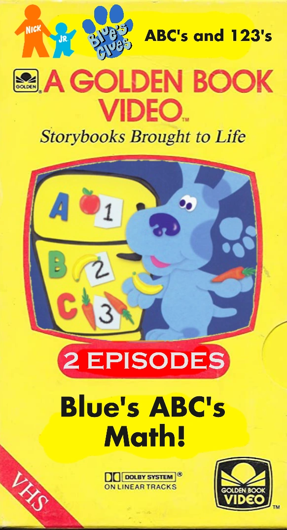 ABC's and 123's (Golden Book Video Print) | Blue's Clues Fanon