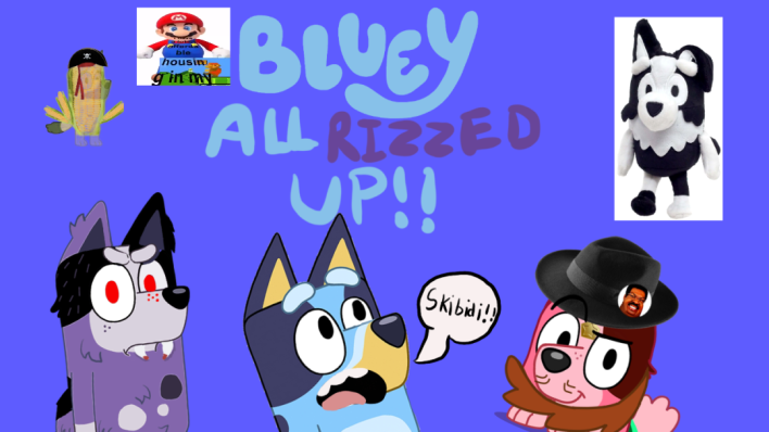 I was so worried I'd have to end up going with the dreaded  Bluey  supplies with the weird fanart/ Half-pony Bluey banner. Glad to see Bluey  is finally making her way