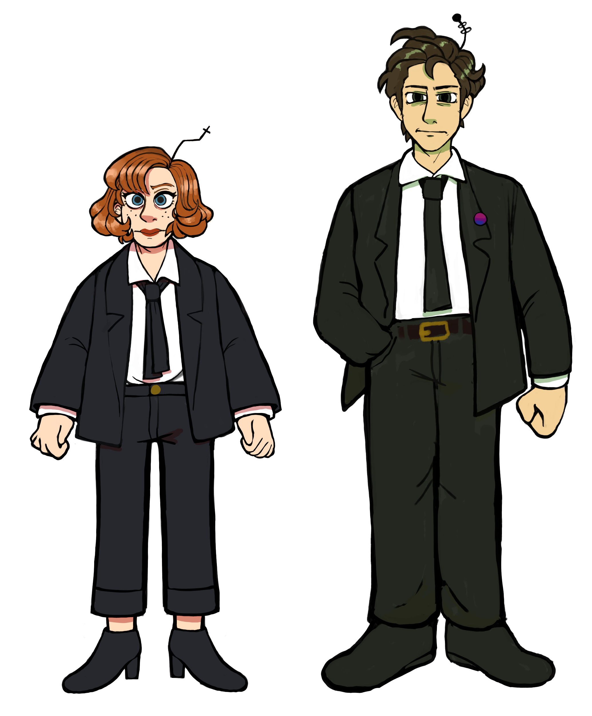 Mulder and Scully, BlueyCapsules Wiki