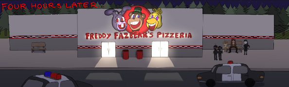 Freddy Fazbear's Pizza (1987) Outside view