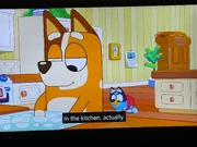 Long dog in the episode, "Baby Race"