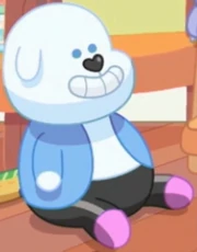 Sans plushie the second.