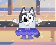 Muffin as a ballerina