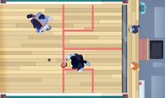 Top view scene