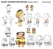 Character design for Chippy and Sparky from Art Director Costa Kassab
