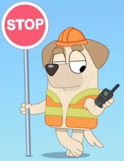 Road Trip-Roadworks Dog