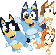 Heeler family promo art