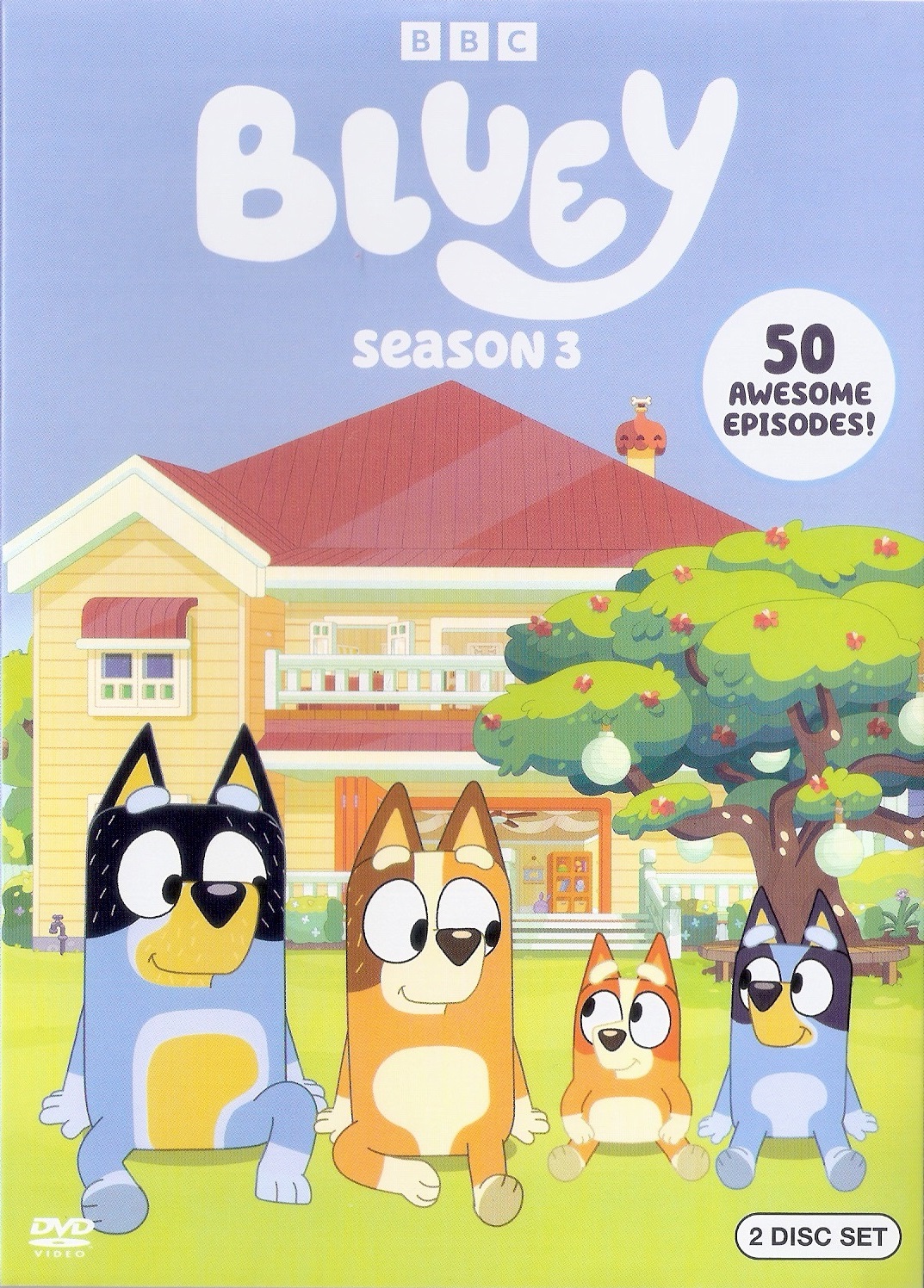 bluey ブルーイ DVD【season 1&2＆3】 Bluey Show Kids Box Set: Season 1 & 2 DVD Videos Pack Movie