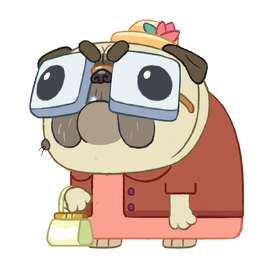 Old Pug Transparent
