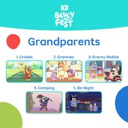 Results for top five episodes voted by grandparents in Australia[13]