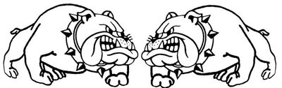 Dogs fighting