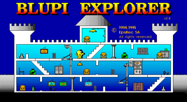 BLUPI EXPLORER title screen