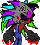 Blood Sonic's True And Final Form- He Optains This Once he Rejoins With Sonic.His Way